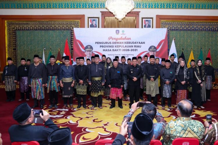 Sah! Rida K Liamsi Ketua Umum Dewan Kebudayaan Kepri 2026-2031, Ini Tugas Utamanya