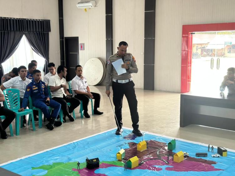 Polres Lingga Gelar Simulasi TFG Demi Amankan Kunjungan Delegasi Kerajaan Pahang Malaysia