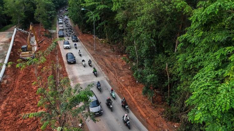 Tahap Pengecoran Selesai, Alses Jalan Vista Kembali Normal