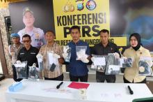 Barang Bukti 92 Gram Sabu dan 256 Butir Ekstasi Disita, Satresnarkoba Tanjungpinang Ringkus 9 Tersangka Termasuk PNS