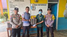 Dukung Tumbuh Kembang Generasi Muda, Polsek Daik Lingga Terjun Langsung Amankan Program MBG