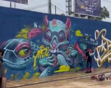 Ledakan Kreativitas di Dinding Nagoya: Batam Jadi Magnet Seniman Graffiti Dunia