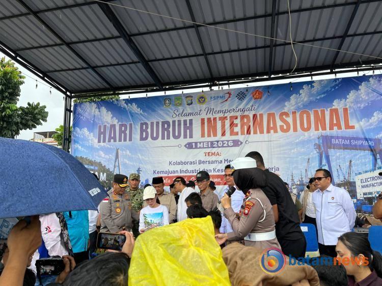 May Day 2026: Di Bawah Terpaan Angin WTB, Buruh Batam Tegaskan Tolak Upah Murah