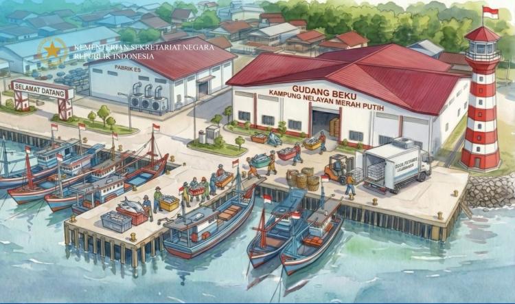 65 Kampung Nelayan Merah Putih Tahap Pertama Rampung, Tiga di Antaranya di Batam