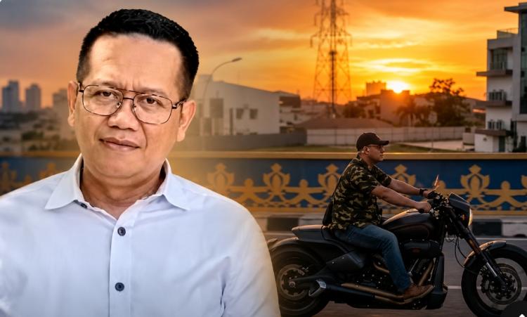 Ketua DPRD Kepri Kendarai Moge Tanpa Helm, Suyito: Pejabat Publik Harus Jadi Teladan dalam Budaya Tertib Berlalu Lintas