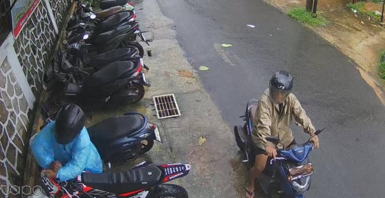Curanmor Pakai Kunci T di Baloi Indah Batam: Honda CRF Penghuni Kos Raib, Pelaku Terekam CCTV