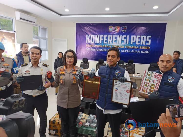 Polda Kepri Masih Buru Otak Judi Online Internasional di Batam, Polisi Bongkar Data Perangkat Sitaan
