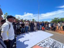 Polres Bintan Kawal Aksi 107 Nelayan Tolak Tambang Pasir Laut, Audiensi Lanjutan Digelar Besok
