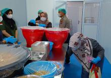 Pastikan Aman Dikonsumsi, Polres Lingga dan Dinkes Uji Laboratorium Menu MBG