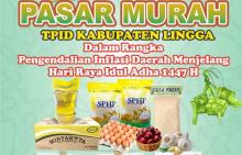 TPID Lingga Gelar Pasar Murah di Senayang, Solusi Belanja Hemat Jelang Idul Adha