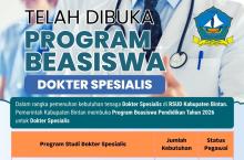 Dapat Rp200 Juta per Tahun! Bintan Buka Beasiswa Spesialis dengan Ikatan Dinas 20 Tahun