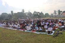 Ratusan Warga Bintan Sholat Idul Adha di Lapangan Kampung Simpangan, Bupati: Jaga Semangat Pengorbanan