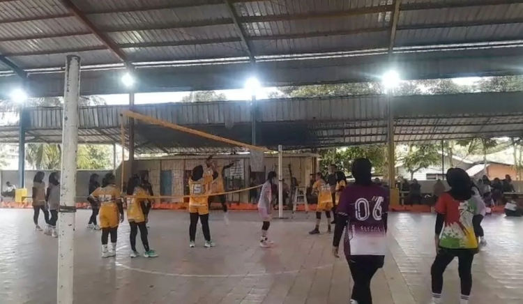 Jelang Popda 2026, Disdikpora Lingga Gelar Seleksi Atlet Bola Voli Putri dari Empat Kecamatan