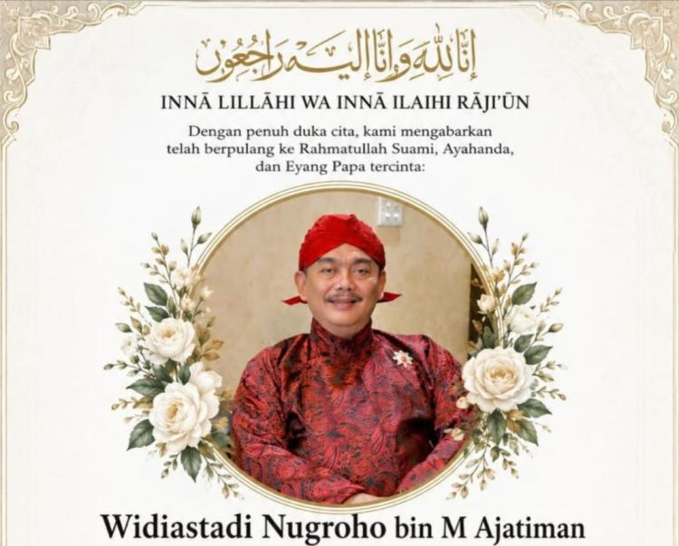 Kabar Duka, Mantan Ketua Komisi III DPRD Kepri Widiastadi Nugroho Meninggal Dunia