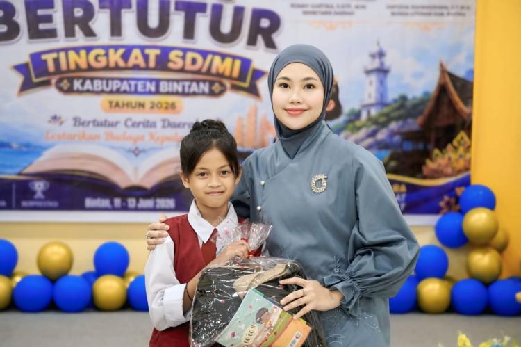 Buka Lomba Bertutur SD 2026, Bunda Literasi Bintan: Ini Bukan Sekadar Menang