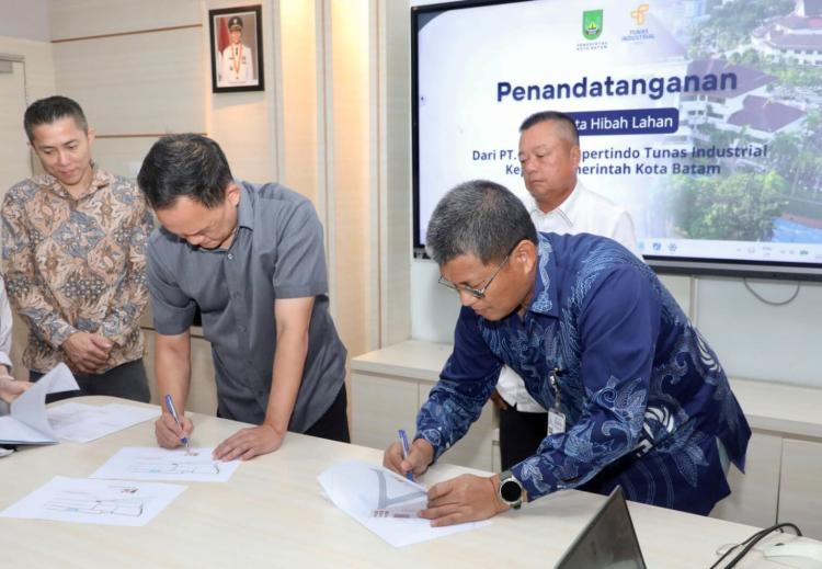 Pemko Batam Terima Hibah Lahan untuk Pos Damkar di Nongsa, Perkuat Perlindungan Kawasan Industri