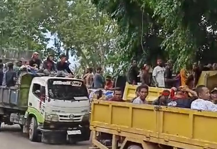 Kritik Soal Pembangunan di Belakangpadang, Sekelompok Orang Demo Kantor LIRA