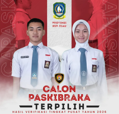 Muhammad Salman Farisi dan Raudah Mabrura, Dua Pelajar SMA Kepri yang Lolos Paskibraka Tingkat Pusat 2026