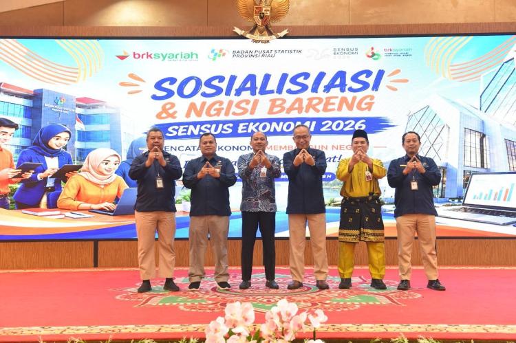 BRK Syariah Dukung Suksesnya Sensus Ekonomi 2026 untuk Perkuat Fondasi Perekonomian Riau