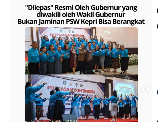 Curhat Peserta Paduan Suara Kepri: Anggaran 1,8 M dapat Tiket Fiktif, Janji Palsu, dan Mimpi Pupus di Ambang Gerbang Pesparawi
