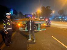 Bahayakan Pengguna Jalan, Dua Truk Trailer Tanpa Lampu Rem Ditindak Satlantas Barelang