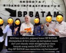 Diduga Gelapkan Uang Arisan Hingga Miliaran Rupiah, Oknum Pegawai PKWT BP Batam Viral di Medsos
