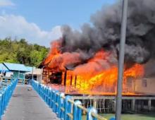 Kebakaran Hanguskan Satu Unit Rumah Warga di Kelurahan Senayang Lingga