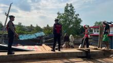 Antisipasi Cuaca Ekstrem, Polsek Daik Lingga Patroli Daerah Rawan Banjir dan Longsor