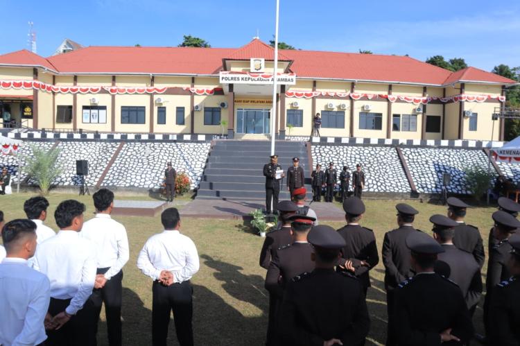 Kapolres Kepulauan Anambas: Kepercayaan Masyarakat Adalah Amanah di HUT Bhayangkara ke-80
