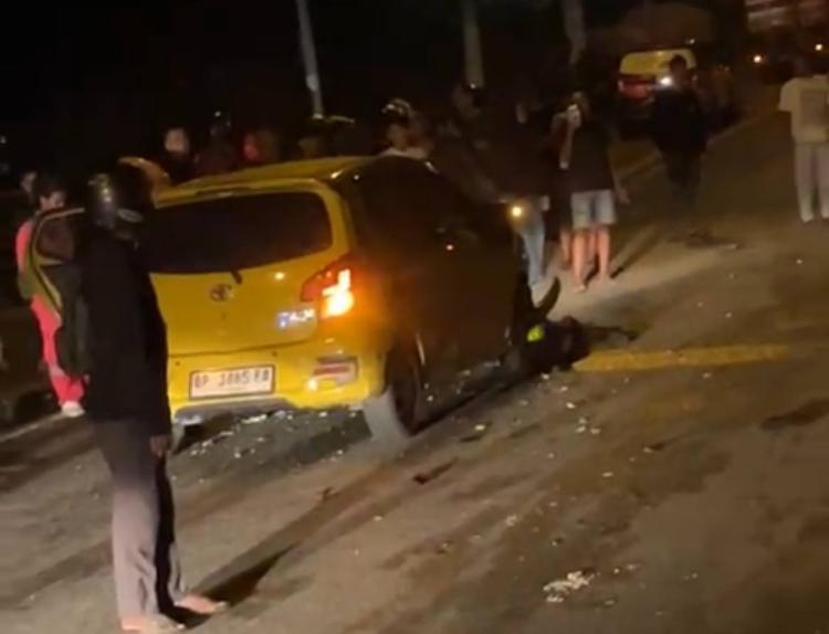 Laka Maut di Trans Barelang Batam, Pengendara Motor Meninggal Dunia Setelah Tabrak Toyota Agya