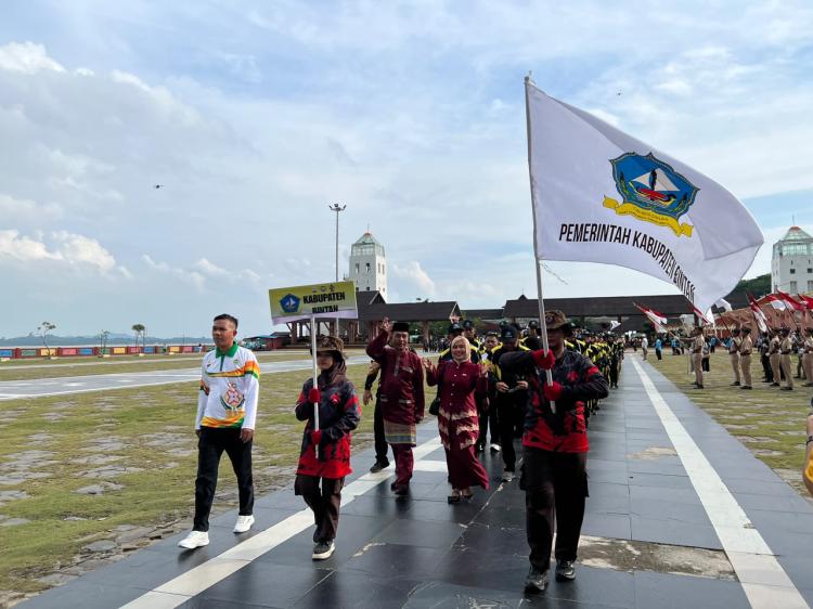 POPDA X Kepri 2026 Resmi Dibuka, Kontingen Bintan Targetkan Prestasi Terbaik
