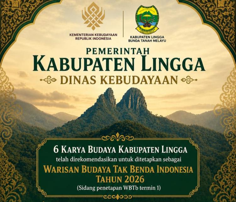 Enam Budaya Asal Lingga Resmi Jadi Warisan Budaya Takbenda Indonesia