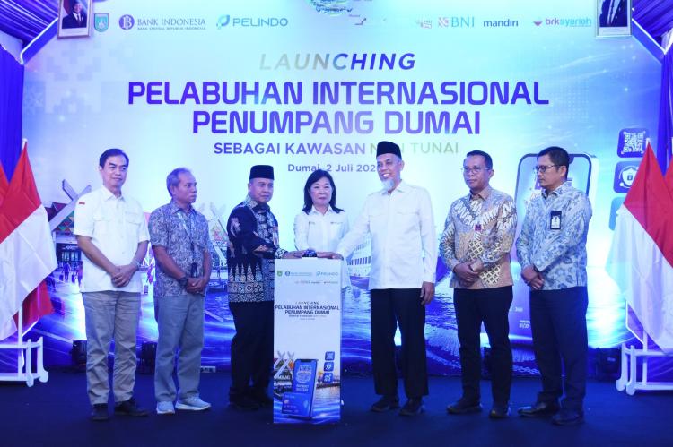 Support Kawasan Non-Tunai Pelabuhan Penumpang Internasional Dumai, BRKS Mobile Hadirkan Fitur QRIS Cross Border Antarnegara