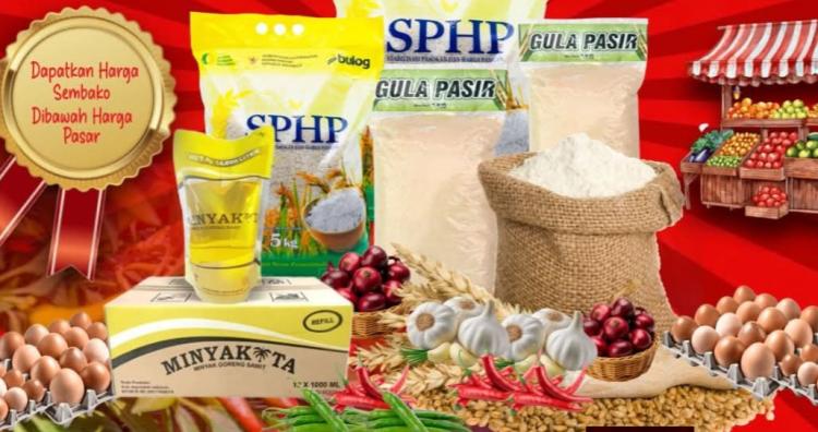 Pemkab Lingga Gelar Pasar Sembako Murah, Warga Bakung Serumpun Bisa Dapat Bahan Pokok di Bawah Harga Pasar