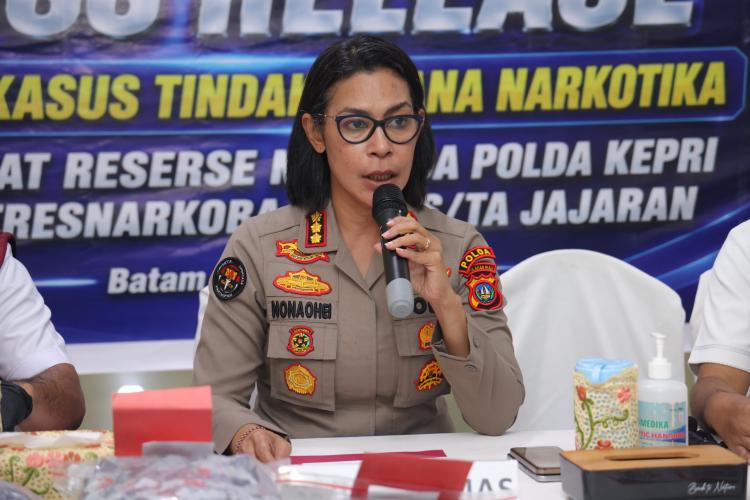 Polda Kepri Ungkap 7 Kasus Narkoba dalam Sepekan, 8 Tersangka Diamankan