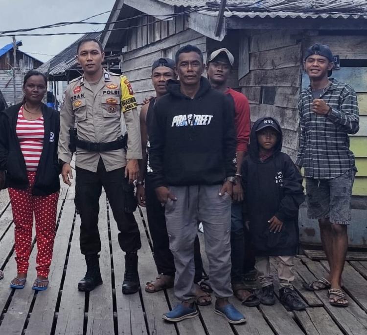 Cuaca Ekstrem Ancam Wilayah Pesisir Lingga, Polisi Tingkatkan Patroli dan Sosialisasi