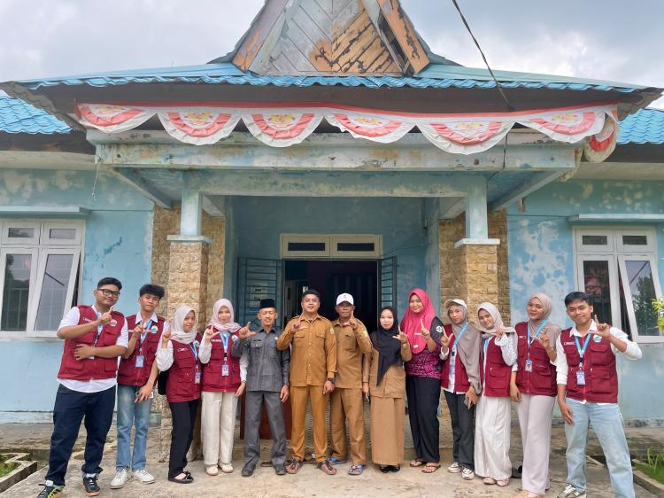 Sinergi Membangun Desa, Mahasiswa KKN STISIPOL Raja Haji Tanjungpinang Siap `Action` di Desa Limbung Lingga