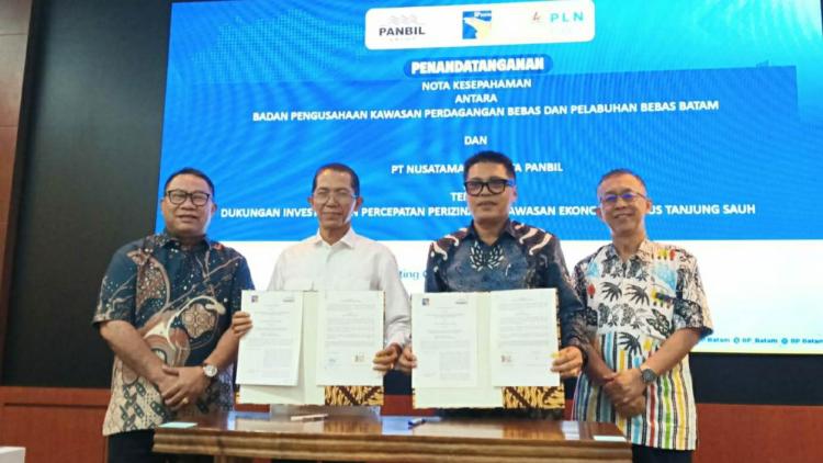 BP Batam, Panbil Group dan PLN Batam Bersinergi Garap KEK Tanjung Sauh, Investasi Batam Melesat 125 Persen