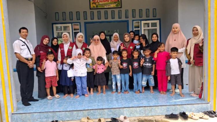 Mahasiswa KKN STAIN SAR Kepri Tanamkan Semangat Belajar Anak Usia Dini di Desa Panggak Darat