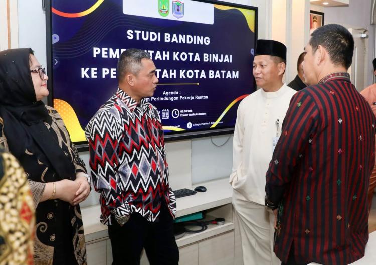 Sukses Lindungi Pekerja Rentan, Pemko Batam Jadi Rujukan Kota Binjai