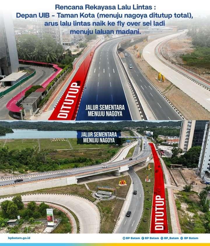Tingkatkan Keselamatan dan Kenyamanan, BP Batam Lakukan Rekonstruksi Jalan Gajah Mada