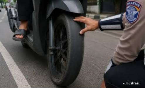 Viral Aturan Baru Ban Gundul Kena Denda Rp250 Ribu, Ini Penjelasan Polri