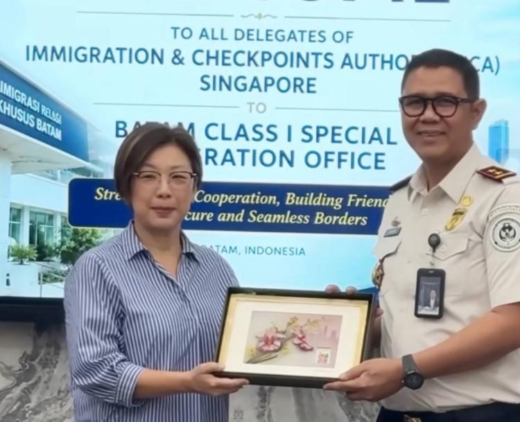 Imigrasi Kepri dan ICA Singapura Perkuat Sinergi, Fokus Tingkatkan Layanan dan Keamanan Perbatasan