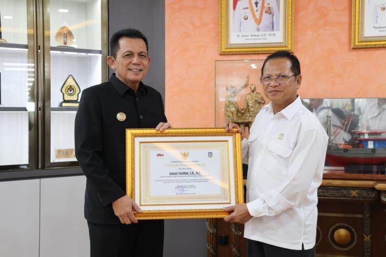 Ketua Pengadilan Tinggi Kepri Ahmad Shalihin Pindah Tugas ke Tanjungkarang, Pamit ke Gubernur Ansar