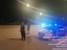 Polisi Bubarkan Balap Liar Dini Hari di Bundaran Bandara Hang Nadim