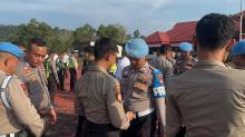 Polres Lingga Periksa Sikap Tampang dan Kelengkapan Personel Lewat Ops Gaktibplin