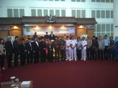 DPRD Menggelar Paripurna Penyampaian Visi dan Misi Walikota Tanjungpinang Terpilih