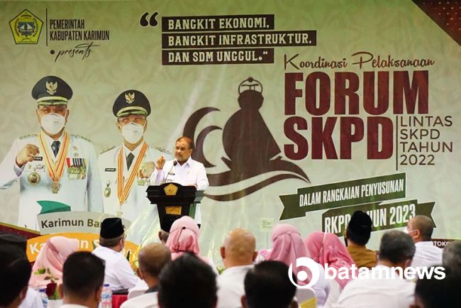 Bupati Karimun Membuka Acara Forum SKPD Tahun 2022