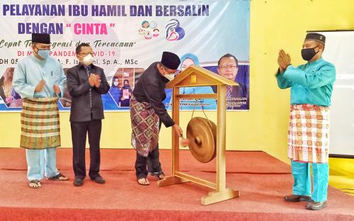 Bupati Bintan Launching Proper Peningkatan Pelayanan Ibu Hamil dan Bersalin