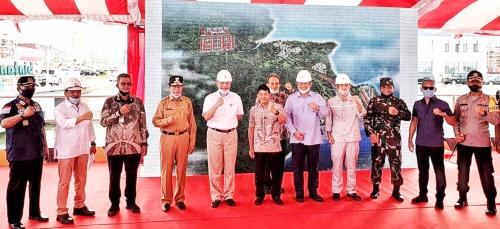 Bupati Bintan Sambut Kedatangan Menteri Luhut dan Menteri Edhy Mengunjungi KEK Galang Batang
